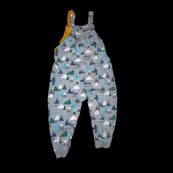 Koala baby. Gray overalls with mountains 18-24 mo. 
Enforced knees k 36 - Picture 3 of 3